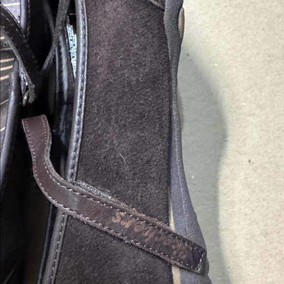 SKECHERS Chocolate Brown Slip-On Velcro strap Walking Shoes Size 8 - Picture 11 of 12